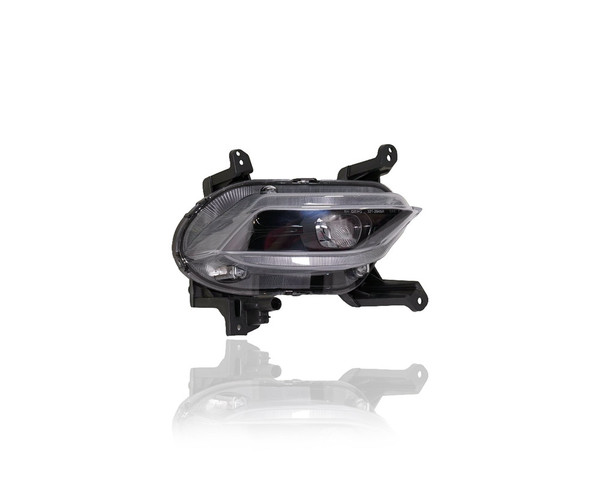 Fog Light Assembly - Compatible/Replacement for '19-20 Hyundai Santa Fe SEL/Limited/Ultimate - LED - Right Hand - Passenger - CAPA - 92202S1100