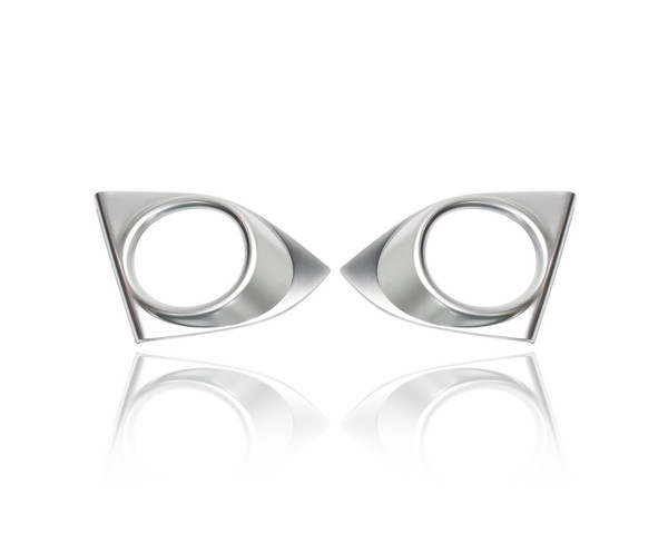 Fog Light Cover - Compatible/Replacement for '11-14 Acura TSX Sedan, 11-14 Sport Wagon - Pair, Left Driver + Right Passenger Set - 71103TL0G50, 71108TL0G50