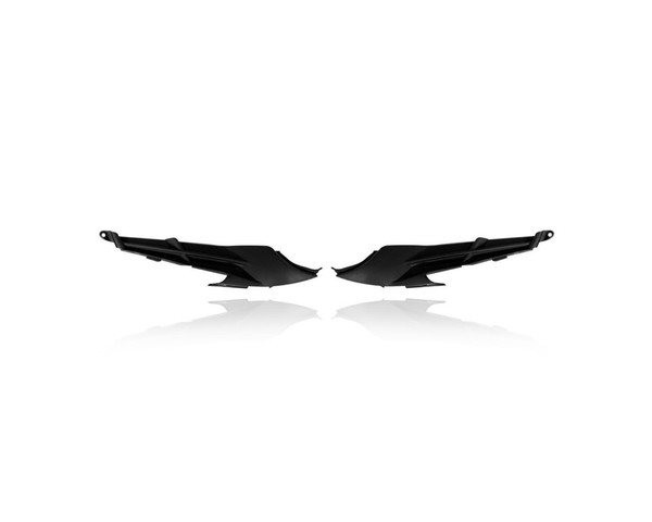 Fog Light Cover - Compatible/Replacement for '16-19 Lexus RX350/450h F-Sport/L - Front Lower Hole, Textured Black - Pair, Left Driver + Right Passenger Set - 532850E020, 532860E020