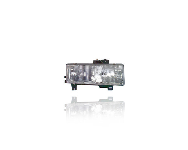 Headlight Assembly - Compatible/Replacement for '96-02 Chevrolet Express/GMC Savana - Composition, Halogen - Right Hand - Passenger - 16522160