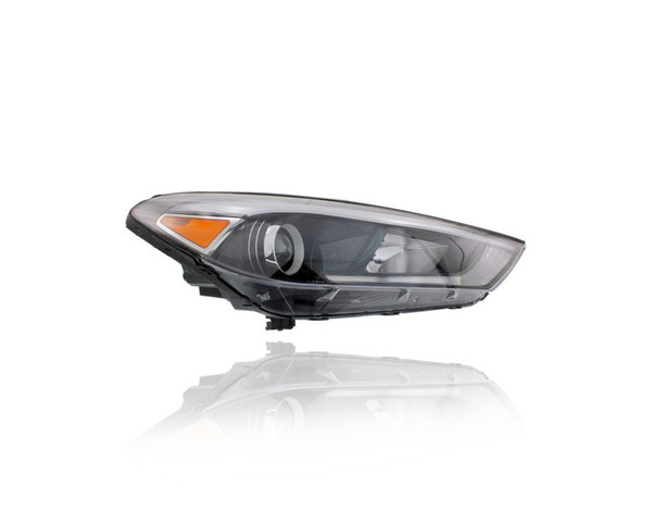 Headlight Assembly - Compatible/Replacement for '16-18 Hyundai Tucson SE/Eco/Sport/SEL/Plus/Value - Halogen With LED Daytime Running Lamp - Right Hand - Passenger - CAPA - 92102D3150