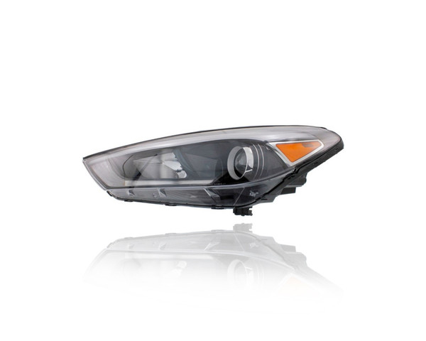 Headlight Assembly - Compatible/Replacement for '16-18 Hyundai Tucson SE/Eco/Sport/SEL/Plus/Value - Halogen With LED Daytime Running Lamp - Left Hand - Driver - CAPA - 92101D3150