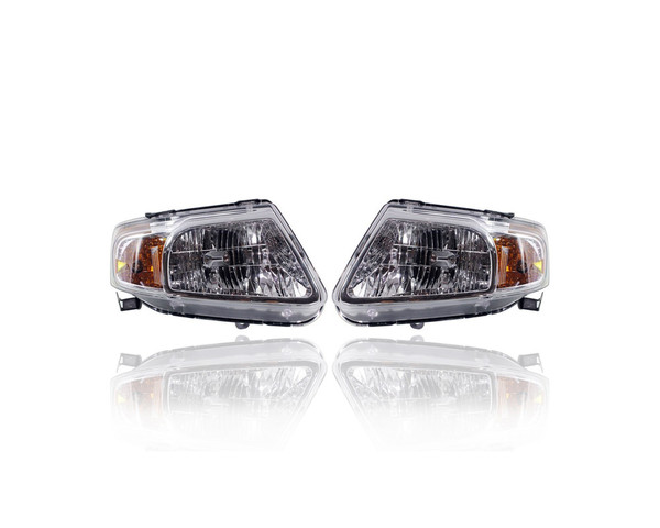 Headlight Assembly - Compatible/Replacement for '08-11 Mazda Tribute/Hybrid - Halogen - Pair, Left Driver + Right Passenger Set - CAPA - ZZC151030, ZZC151040