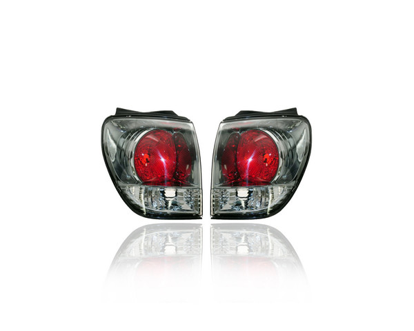 Tail Light - Compatible/Replacement for '01-03 Lexus RX300 - Outer On Body Quarter Panel, Halogen - Pair, Left Driver + Right Passenger Set - 8155048020, 8156048020