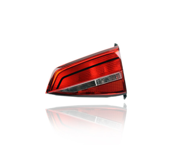 Tail Light Assembly - Compatible/Replacement for '15-15 VW Volkswagen Jetta Hybrid - Inner On Trunk Lid, Halogen - Right Hand - Passenger - 5C6945094D