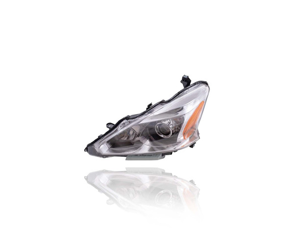 Headlight Assembly For 13-15 Nissan Altima Sedan - Halogen, Left Hand Driver, CAPA Certified - 260603TA9A