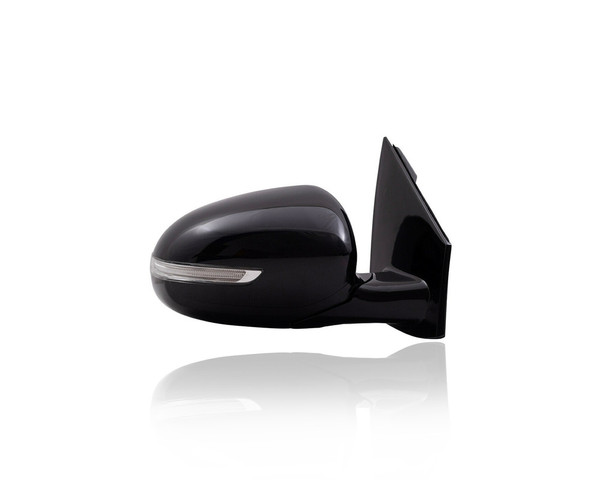Door Mirror - Compatible/Replacement for '17-19 Kia Sportage EX - Power-Folding, Heated With Signal, Without Blindspot, Unpainted - Right Hand - Passenger - 87620D9120