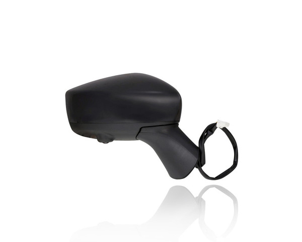 Door Mirror - Compatible/Replacement for '15-17 Nissan Versa Note Hatchback SL - Powered, Heated With Camera, Unpainted - Right Hand - Passenger - 963019MB3A