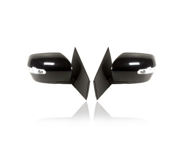Door Mirror - Compatible/Replacement for '07-12 Mazda CX-7 S/Grand Touring - Powered, Heated With Signal - Pair, Left Driver + Right Passenger Set - EG2769120APZ, EG2769180APZ