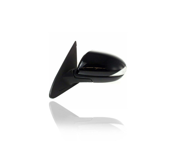 Door Mirror - Compatible/Replacement for '10-13 Mazda3 S/Grand Touring - Powered, Heated With Signal, Without Blind Spot, Unpainted - Left Hand - Driver - BBM66918ZN