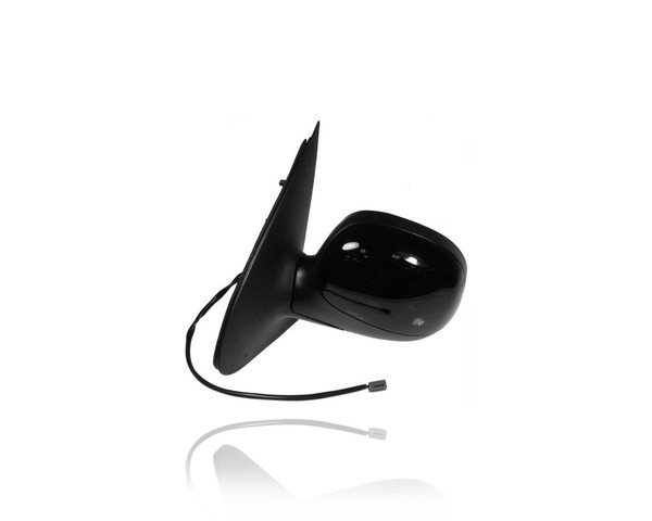 Door Mirror - Compatible/Replacement for '97-97 Ford Expedition - Powered, Non-Heated Without Signal, Black Cover - Left Hand - Driver - F75Z17683AAB
