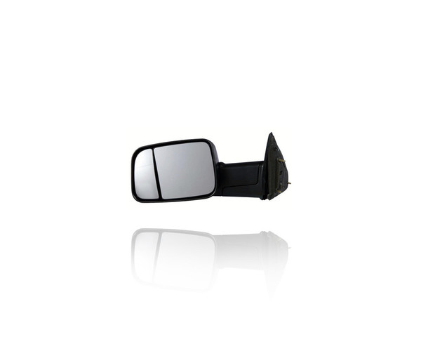Door Mirror - Compatible/Replacement for '10-12 Dodge/RAM Pickup 1500/2500/3500 - Manual Extendable Tow Type - Left Hand - Driver - 55372073AJ