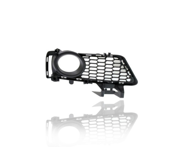 Fog Light Cover - Compatible/Replacement for '13-15 BMW 3-Series Hybrid Sedan M-Sport - Grille With Fog Lamp Hole, Black - Right Hand - Passenger - 51118054156