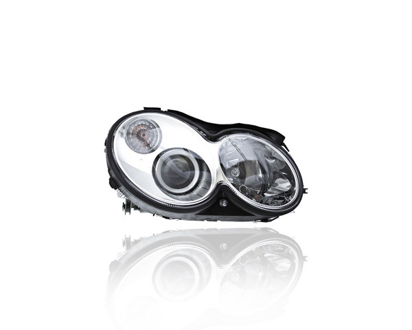 Headlight - Compatible/Replacement for '03-09 Mercedes-Benz CLK320/350/500/55AMG/550/63AMG, 05-06 C55 - Xenon Without Curve Light/Bulbs - Right Hand - Passenger - 2098204261