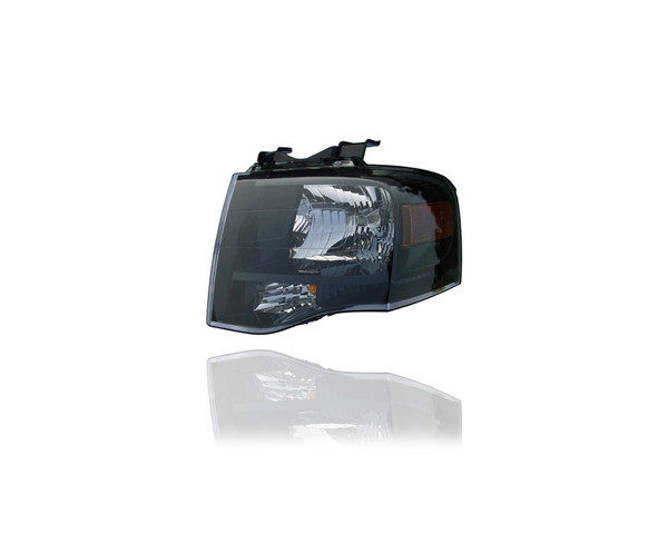 Headlight - Compatible/Replacement for '07-14 Ford Expedition - With Black-Out, Halogen - Left Hand - Driver - 7L1Z13008DB - CAPA