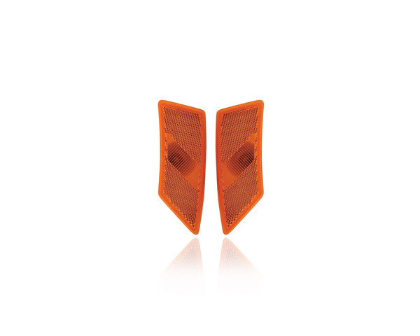 Side Marker Light - Compatible/Replacement for '19-23 Ford Ranger Crew/Extended Cab - Front - Pair, Left Driver + Right Passenger Set - KB3Z13A565B, KB3Z13A565A