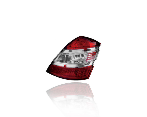 Tail Light - Compatible/Replacement for '07-09 Mercedes-Benz S-Class - Silver Bezel - Right Hand - Passenger - 2218200466