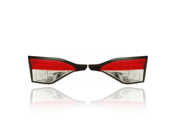 Tail Light - Compatible/Replacement for '20-22 Toyota Corolla Sedan XLE/XSE - LED, Inner On Trunk Lid - Pair, Left Driver + Right Passenger Set - 8158112280, 8159112240 - CAPA
