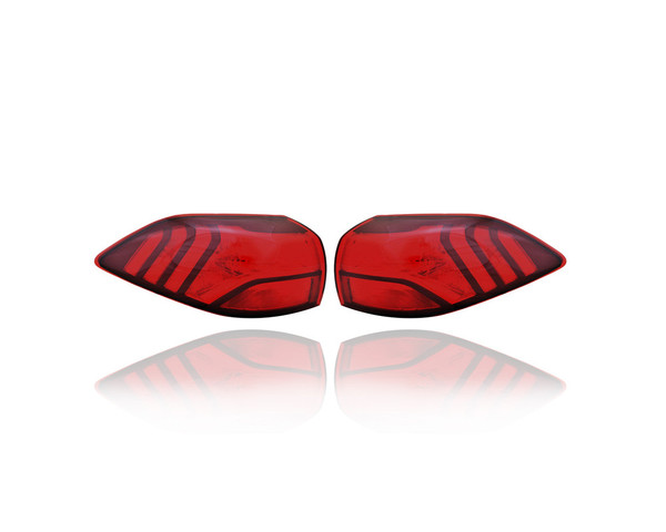 Tail Light - Compatible/Replacement for '19-21 Hyundai Tucson SE/Value/SEL - Halogen, Outer On Body Quarter Panel - Pair, Left Driver + Right Passenger Set - 92402D3550, 92401D3550 - CAPA
