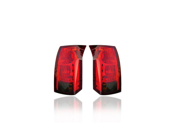 Tail Light - Compatible/Replacement for '03-04 Cadillac CTS - Halogen - Pair, Left Driver + Right Passenger Set - 25746426, 25746425