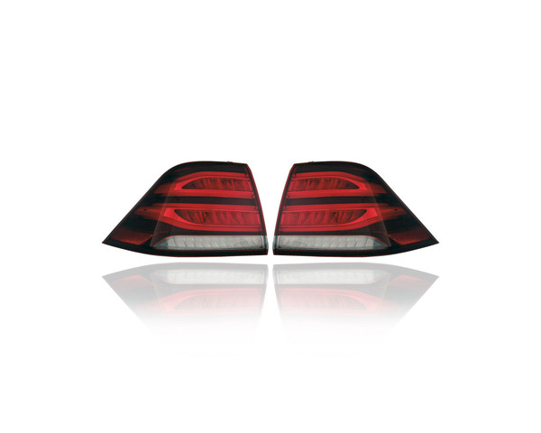 Tail Light - Compatible/Replacement for '16-19 Mercedes-Benz GLE/Plug-In - Outer, LED - Pair, Left Driver + Right Passenger Set - 1669065802, 1669065702 - CAPA