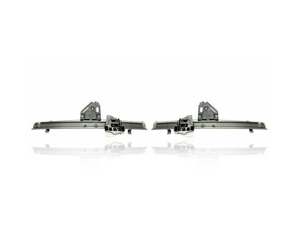 Window Regulator - Compatible/Replacement for '04-06 Mitsubishi Montero - Front Without Motor - Pair, Left Driver + Right Passenger Set - MN167272, MN167271