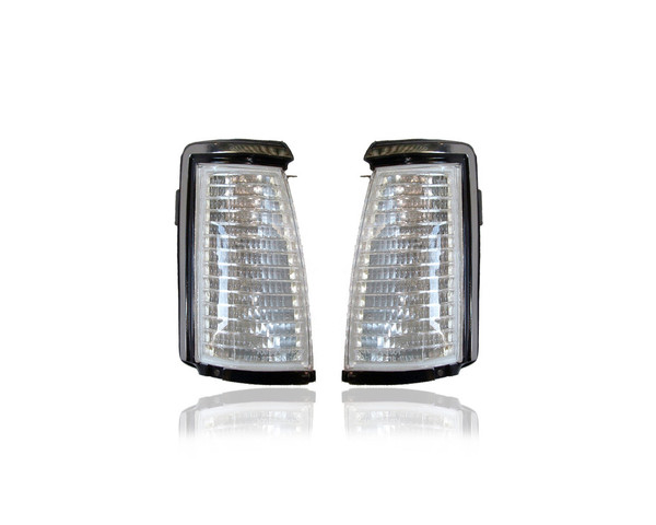 Cornering Light - Compatible/Replacement for '84-86 Nissan Stanza Clearance - Pair, Left Driver + Right Passenger Set - 26130D3300, 26136D3300