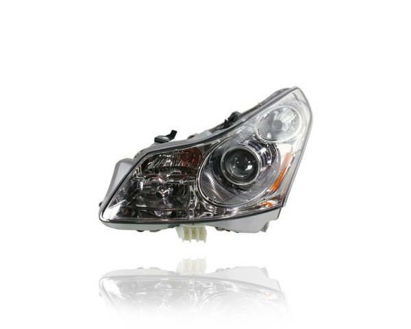 Headlight Assembly For 07-08 Infiniti G35-Sedan - Without Tech-Package, HID - Left Hand - Driver - 26060JK60C