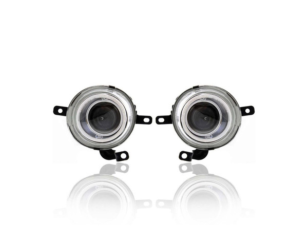 Fog Light Assembly - Compatible/Replacement for '03-06 Kia Optima/Magentis - Halogen - Pair, Left Driver + Right Passenger Set - 922023C100, 922013C100