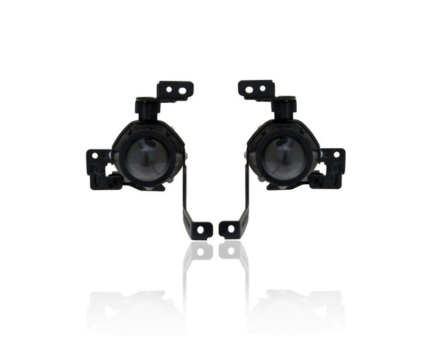 Fog Light Assembly - Compatible/Replacement for '17-19 Kia Sportage AWD LX/EX-Only - Halogen - Pair, Left Driver + Right Passenger Set - 92202D9010, 92201D9010 - CAPA