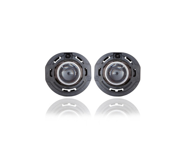 Fog Light Assembly - Compatible/Replacement for '13-19 Fiat 500c Convertible, 12-19 500 Hatchback Abarth/Turbo-Only - Halogen - Pair, Left Driver + Right Passenger Set - 68144162AA