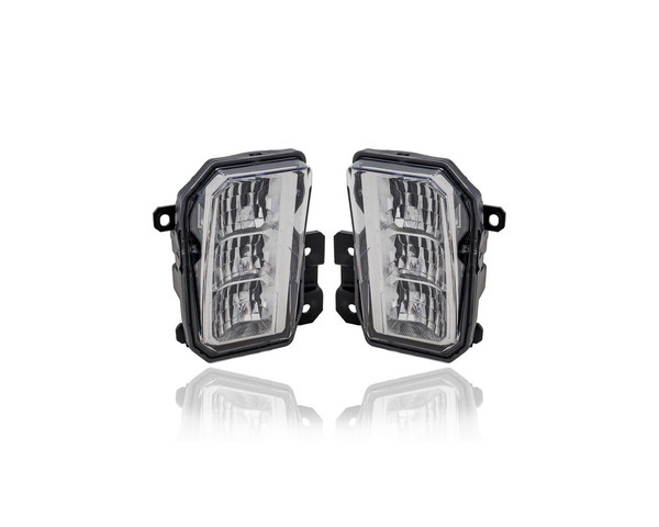 Fog Light Assembly - Compatible/Replacement for '19-22 Subaru Forester Sport/Touring - LED - Pair, Left Driver + Right Passenger Set - 84501SJ000, 84501SJ010