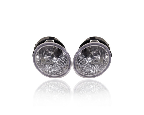 Fog Light Assembly - Compatible/Replacement for '15-17 Subaru Outback (Models With Steering Responsive Light System) - Halogen - Pair, Left Driver + Right Passenger Set - 84501AL04A, 84501AL05A - CAPA