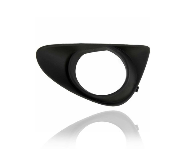 Fog Light Cover - Compatible/Replacement for '12-14 Toyota Yaris Hatchback Base/L/LE-Only - Textured Black - Left Hand - Driver - 8148252320