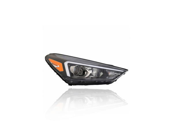 Headlight Assembly - Compatible/Replacement for '19-21 Hyundai Tucson SE - Halogen Without LED Daytime Running Lamp - Right Hand - Passenger - 92102D3500