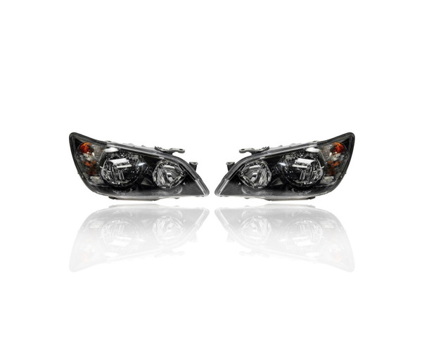 Headlight Assembly - Compatible/Replacement for '04-05 Lexus IS 300 Sport Cross Wagon - HID - Pair, Left Driver + Right Passenger Set - 8111053100, 8115053100