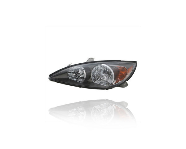 Headlight Assembly For 02-04 Toyota Camry-SE - Black Bezel - Left Hand / Driver - 81150AA070