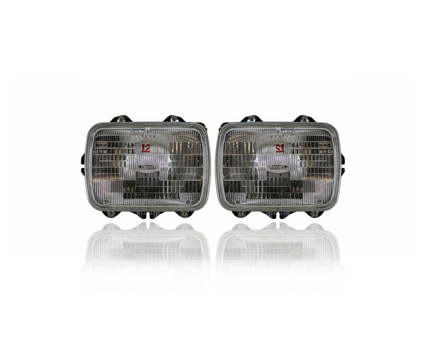 Headlight Assembly - Compatible/Replacement for '91-95 Toyota MR2 - Pair, Left Driver + Right Passenger Set - 8111017120, 8115017120 - OEM