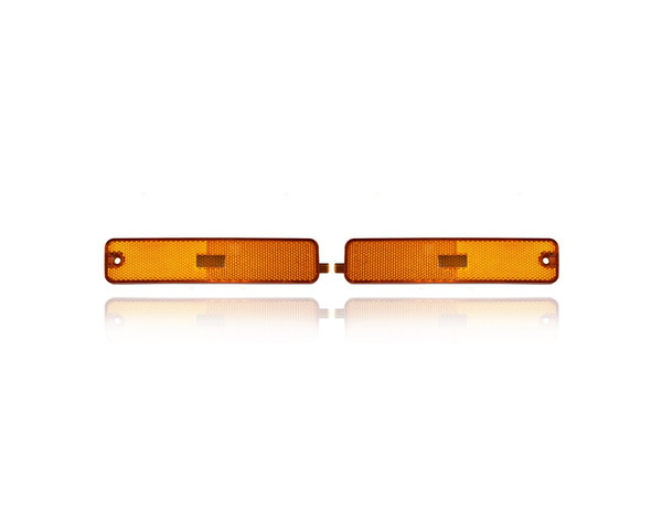 Side Marker Light - Compatible/Replacement for '95-99 Pontiac Sunfire GT - Pair, Left Driver + Right Passenger Set - 5976588, 5976587