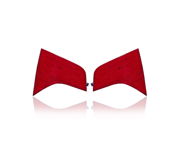 Tail Light - Compatible/Replacement for '06-11 Honda Civic/Hybrid Sedan - LED, Inner On Trunk Lid - Pair, Left Driver + Right Passenger Set - 34151SNAA01, 34156SNAA01 - CAPA