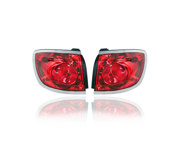 Tail Light Assembly - Compatible/Replacement for '08-12 Buick Enclave - Halogen - Pair, Left Driver + Right Passenger Set - 25954942, 25954941 - CAPA