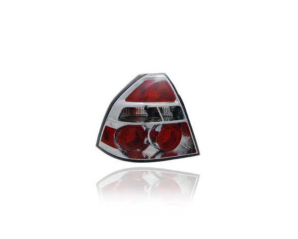 Tail Light Assembly - Compatible/Replacement for '09-11 Chevrolet Aveo Sedan - Halogen - Left Hand - Driver - 96943585 - CAPA
