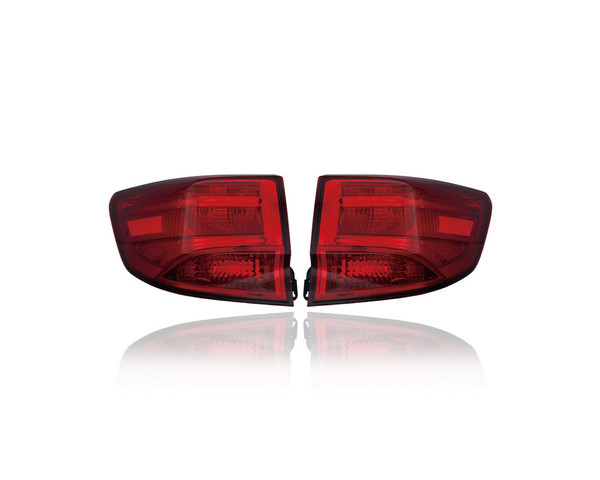 Tail Light Assembly - Compatible/Replacement for '14-20 Acura MDX/Hybrid - LED, Outer On Body Quarter Panel - Pair, Left Driver + Right Passenger Set - 33500TZ5A02, 33550TZ5A02 - CAPA