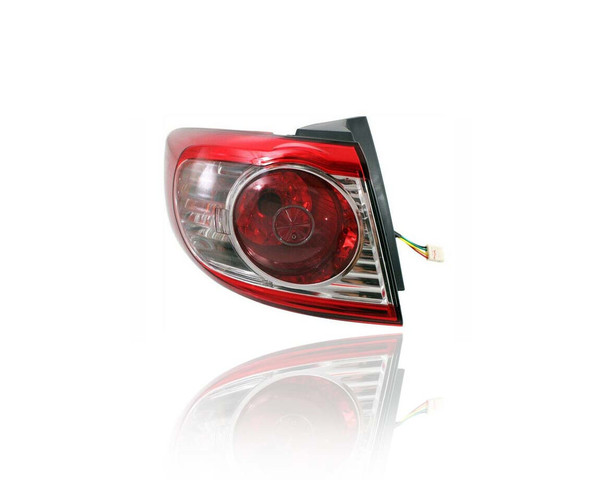 Tail Light Assembly - Compatible/Replacement for '10-12 Hyundai Santa Fe - Halogen, Outer On Body Quarter Panel - Left Hand - Driver - 924010W500