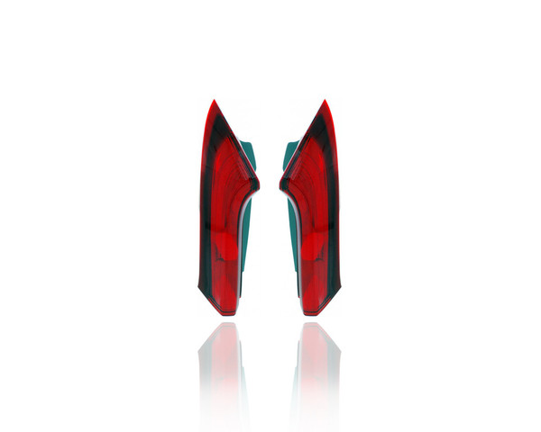 Tail Light Assembly - Compatible/Replacement for '12-14 Honda CR-V - Upper Section - Pair, Left Driver + Right Passenger Set - 34170T0AA01, 34175T0AA01 - CAPA