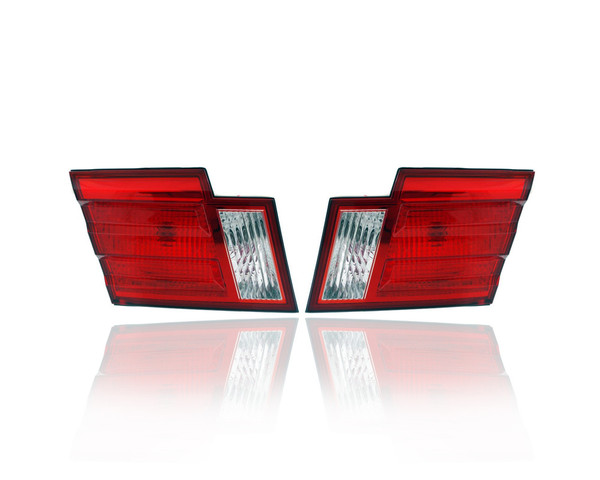 Tail Light Assembly - Compatible/Replacement for '01-01 Kia Optima/Magentis - Halogen, Inner On Trunk Lid - Pair, Left Driver + Right Passenger Set - 924203C000, 924103C000 - OEM
