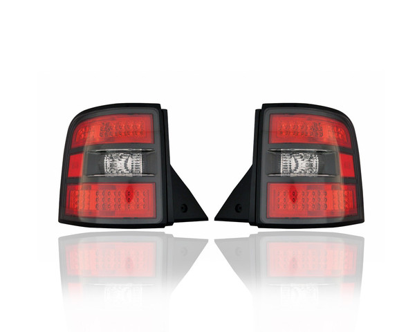 Tail Light Assembly - Compatible/Replacement for '11-11 Ford Flex Titanium - LED - Pair, Left Driver + Right Passenger Set - BA8Z13404A, BA8Z13405A - CAPA