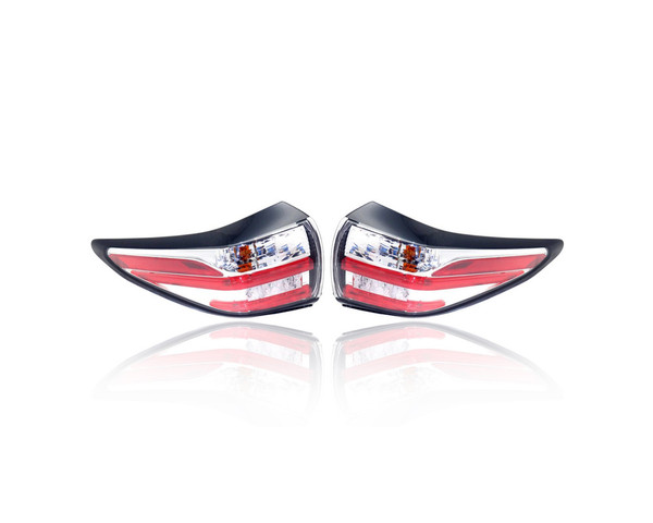 Tail Light Assembly - Compatible/Replacement for '15-18 Nissan Murano - LED, Outer On Body Quarter Panel - Pair, Left Driver + Right Passenger Set - 265505AA0B, 265555AA0B