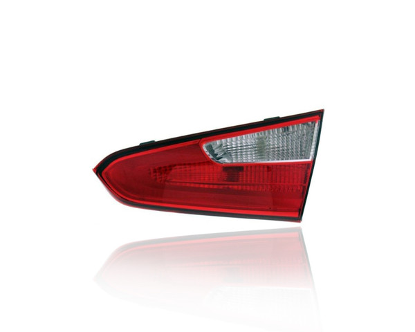 Tail Light Assembly - Compatible/Replacement for '14-16 Kia Forte Sedan LX/EX-Only - Halogen, Inner On Trunk Lid - Right Hand - Passenger - 92404A7000