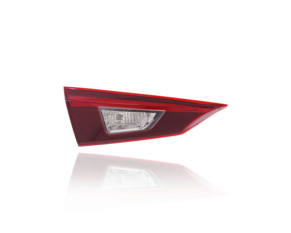 Tail Light Assembly - Compatible/Replacement for '14-16 Mazda Mazda3 Sedan s/Grand Touring (Japan-Built) - LED, Smoked Inner On Trunk Lid - Left Hand - Driver - B45B513G0C